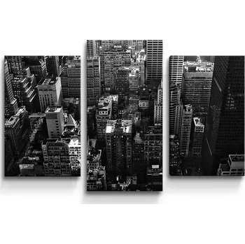 Obraz Sablio Obraz - 3-dílný Mrakodrapy 3 - 75x50 cm