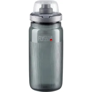 ELITE Cyklistická láhev na vodu - FLY MTB TEX 550 - šedá