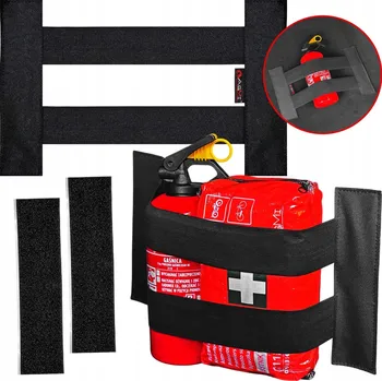 autokoberec DRŽÁK NA SUCHÝ ZIP DO KUFRU AUTA ORGANIZÉR UPEVNĚNÍ ZAVAZADEL + POPRUHY S LEPIDLEM