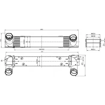 Chladič motoru Chladič turba HART 612 150