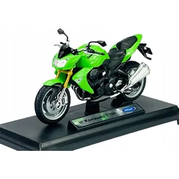 autíčko WELLY '07 KAWASAKI Z 1000 Z1000 1:18 MOTOCYKL NOVÝ MODEL S PODSTAVCEM 12831