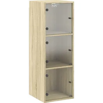 Komoda Závěsná vitrína VidaXL odstíny hnědé 37 x 35 x 100 cm