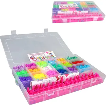 Loom Bands Gumičky k pletení v boxu barevné