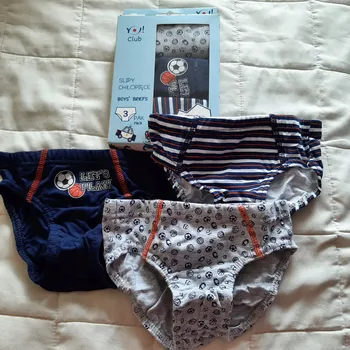 YOCLUB dětské slipy bavlna velikost 110