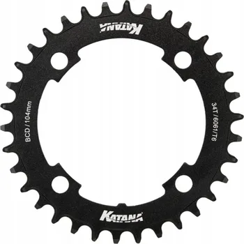 Klika na kolo Katana Převodník Narrow Wide pro kliky 104mm rozteč, 34 zubů