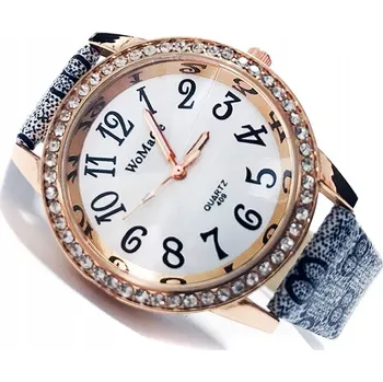 Hodinky Dámské hodinky CHARLES DELON černý pásek zirkony