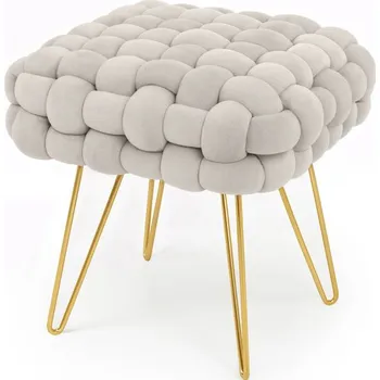 Taburet Taburetka DOTTY krémová