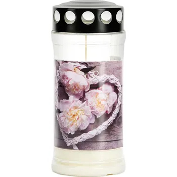 Svíčka Hřbitovní svíčka PROVENCE 4dny srdce