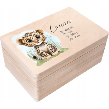 Obraz Krabička vzpomínek pro dítě dárek k narození křtu, narozeninám 30x20