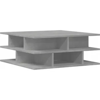 Konferenční stolek Čtvercový stolek VidaXL 70 x 29 x 70 cm, světle betonový