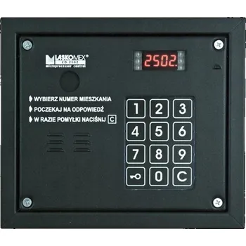 Domovní telefon Laskomex audio panel s čtečkou RFID CP-2503R černý