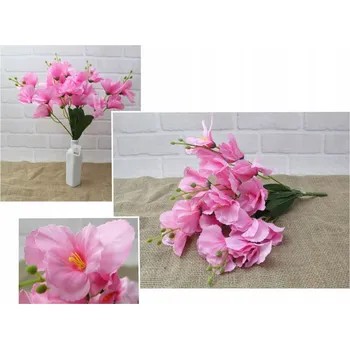 umělá květina Umělá kytice MEČÍK 5 stonků 43 cm - mix 6 Ks KIN-103