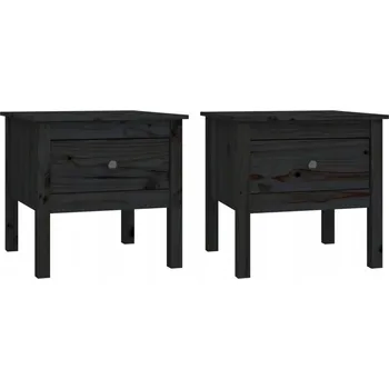 Konferenční stolek Konferenční stolek VidaXL obdélníkový 50 x 50 x 49 Cm černý