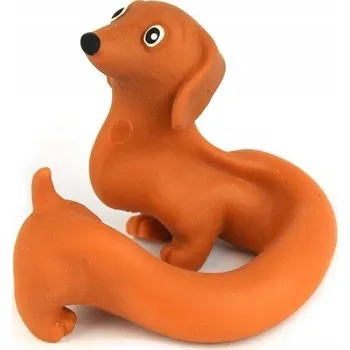 Hračka pro nejmenší Natahovací Hračka Pes Jezevčík - Pružný Jezevčík