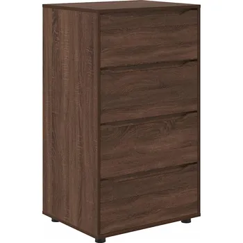 Šatní skříň Úložné skříně 2 ks Hnědý dub 60 x 48 x 105 cm