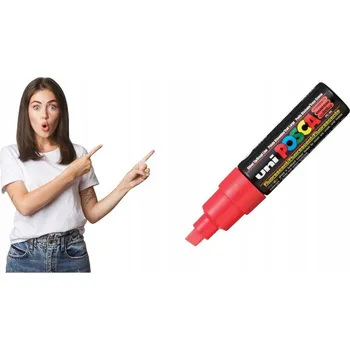 Dekorativní permanentní fix červený Uni Posca 1 ks