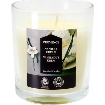 Svíčka Vonná svíčka ve skle PROVENCE 20 hodin vanilkový krém