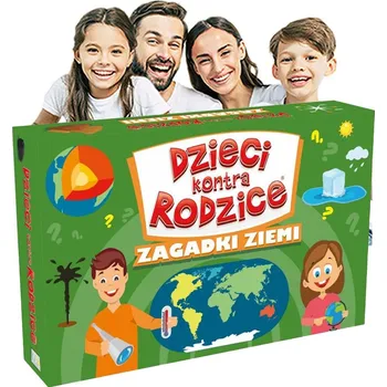 Desková hra Stolní hra DĚTI PROTI RODIČŮM: Hádanky Země, společenské hry, strategická hra, párty hry, hry pro celou rodinu, integrační hry, rodinná hra, logické hry Kangur