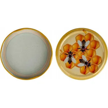 Víčko Twist na zavařovací sklenice 10ks 82mm včelka