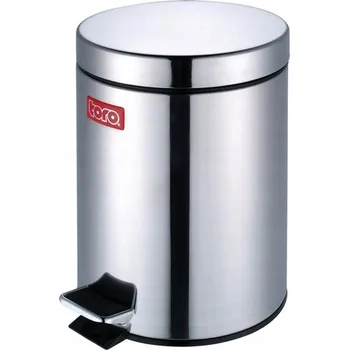 Odpadkový koš Nerezový nášlapný odpadkový koš TORO 20l