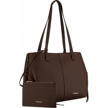 Kabelka Dámská kabelka Peterson velká městská přes rameno prostorná z ekologické kůže