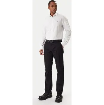 Pánské oblečení Tommy Hilfiger Košile MW0MW41660 Bílá Slim Fit 38