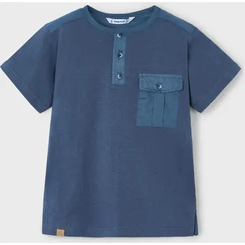 Chlapecké tričko Dětské bavlněné tričko Mayoral 3033.5E.Mini.PPYA námořnická modř 59X, vel. 116