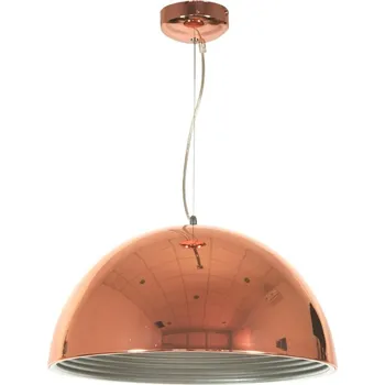 Závěsné kovové osvětlení AMALFI - 1xE27, 60W, 30cm, měděné