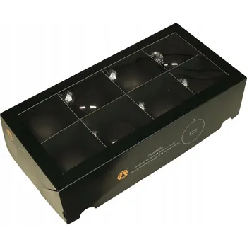 Vánoční dekorace Hladká Vánoční Koule vánoční koule 8 cm 8 ks