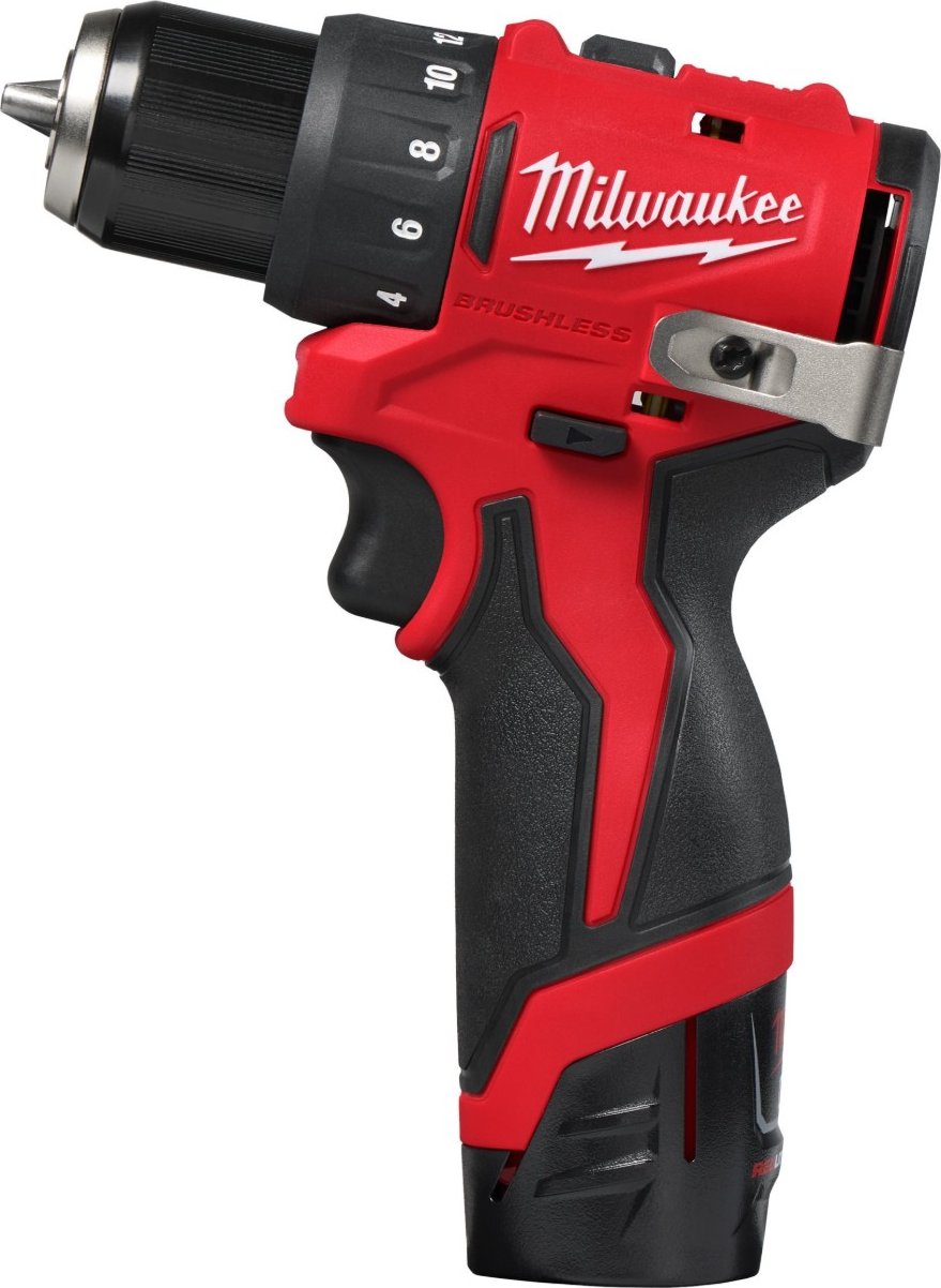 MILWAUKEE M12 kompaktní bezuhlíkový šroubovák (M12BLDDRC -202C)