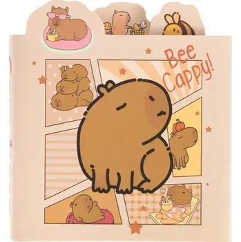 Blok Notes skládaný 6 vzorů Kapybara