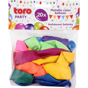 Balónek Balónky metalické TORO 23cm 20ks