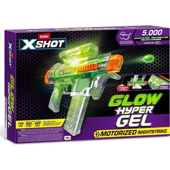 Dětská zbraň ZURU Zuru XShot Hyper Gel Glow in the Dark S1 Medium