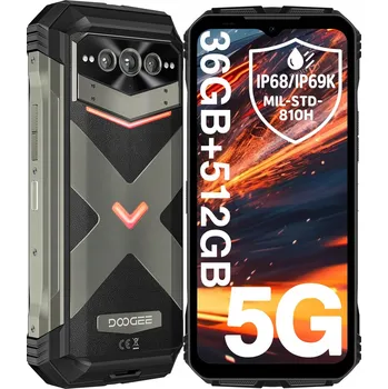 Mobilní telefon DooGee V MAX PLUS 16 GB / 512 GB šedý