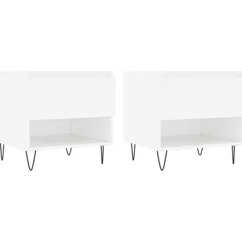 Konferenční stolek Konferenční stolek VidaXL obdélníkový 46 x 50 x 50 cm bílý