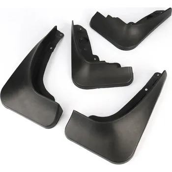 Univerzální sada 4 ks černé blatníky 38,5 x 29,3 cm Přední a zadní ochranné lapače nečistot pro auto SUV dodávku nákladní vůz