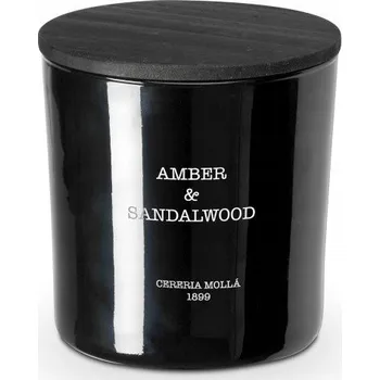 Svíčka Tradiční sójová svíčka Amber and Sandalwood Cereria Molla 1 ks