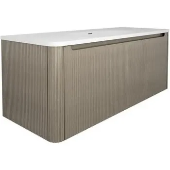 Koupelnový nábytek Koupelnová skříňka s umyvadlem Naturel Austen 119x47,5x45 cm clear brown mat AUSTEN120CB