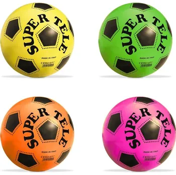 Dětský míč Mondo Gumový potištěný míč SUPER TELE FLUO Barva: růžová