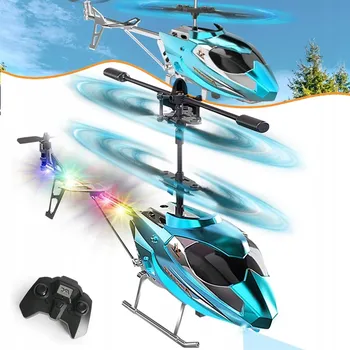 RC model auta Helikopter Rc s dálkovým ovládáním 2,4 GHz Dálkově ovládaný vrtulník s LED, Dárek