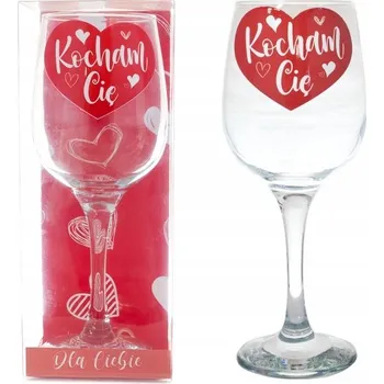 Sklenice Skleničky na bílé víno, skleničky na červené víno, skleničky na vodu, koktejlové skleničky FPH DIL červená 250ml 1 ks