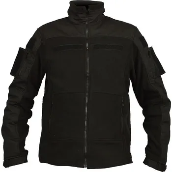 Pánská mikina FOSTEX Bunda COMBAT FLEECE ČERNÁ 4XL ČERNÁ - BLACK