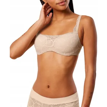 Podprsenka Triumph podprsenka bardotka, balkonetka béžová, velikost 75D