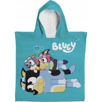 Deka s kapucí Aymax 110 x 55 cm modrá