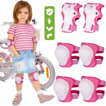 Chránič kolene Chrániče kolen, loktů a zápěstí - Sada chráničů na kolo, koloběžku