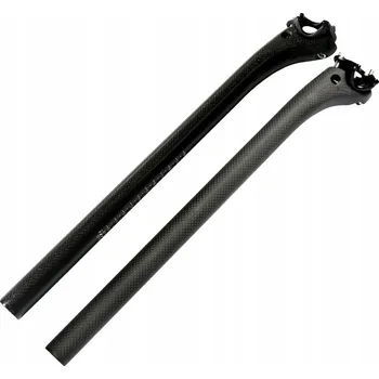 Sedlovka XC BLACK Carbonová sedlovka MTB Silnice 27.2 offset LESK / MATNÁ NOVÁ