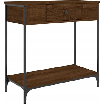 Konferenční stolek VidaXL Konzolový stolek, hnědý dub, 75x34,5x75 cm