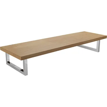 Deska pod umyvadlo CERANO - Koupelnová deska pod umyvadlo Navira - 36 mm + konzole pod desku - dub medový - 100 cm