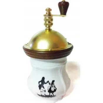 Mlýnek na kávu Ruční mlýnek Lodos porcelánový bílý, černý