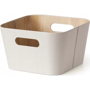 Úložný box Úložný košík KITCHISIMO 27x27x16cm béžová